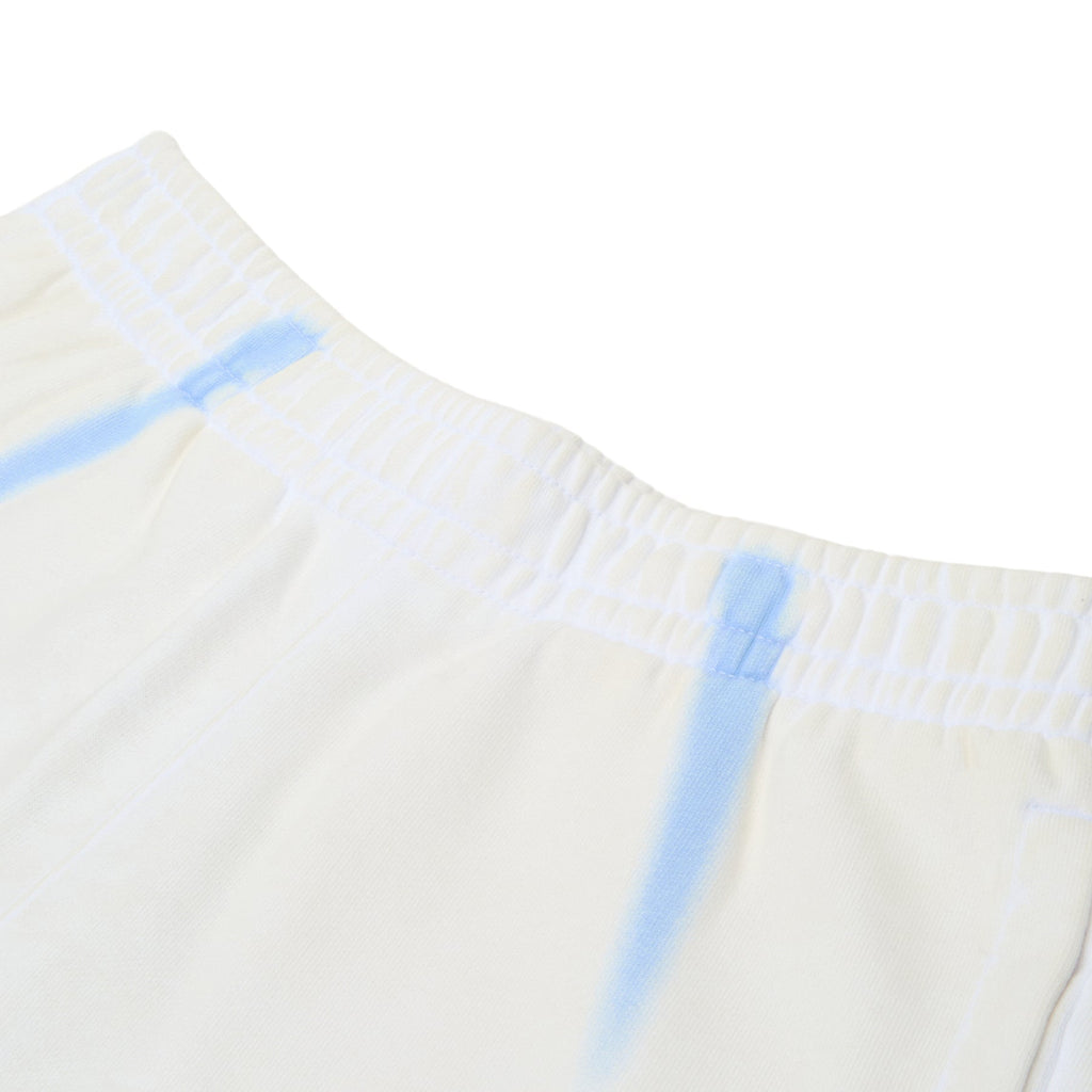 A Bathing Ape Heavy Wash Hand Draw Football Logo Relaxed Fit Sweat Shorts M (White) - Image 3