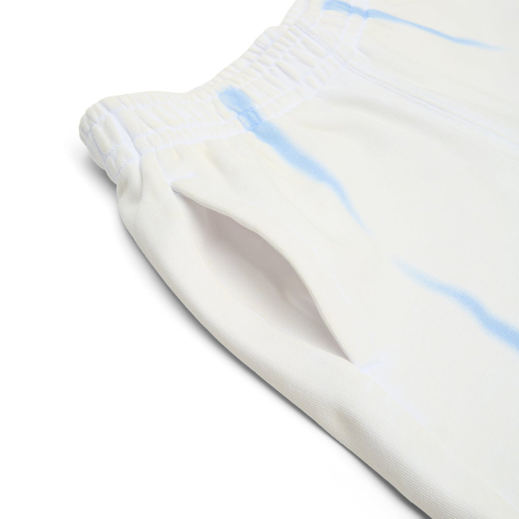 A Bathing Ape Heavy Wash Hand Draw Football Logo Relaxed Fit Sweat Shorts M (White) - Image 6