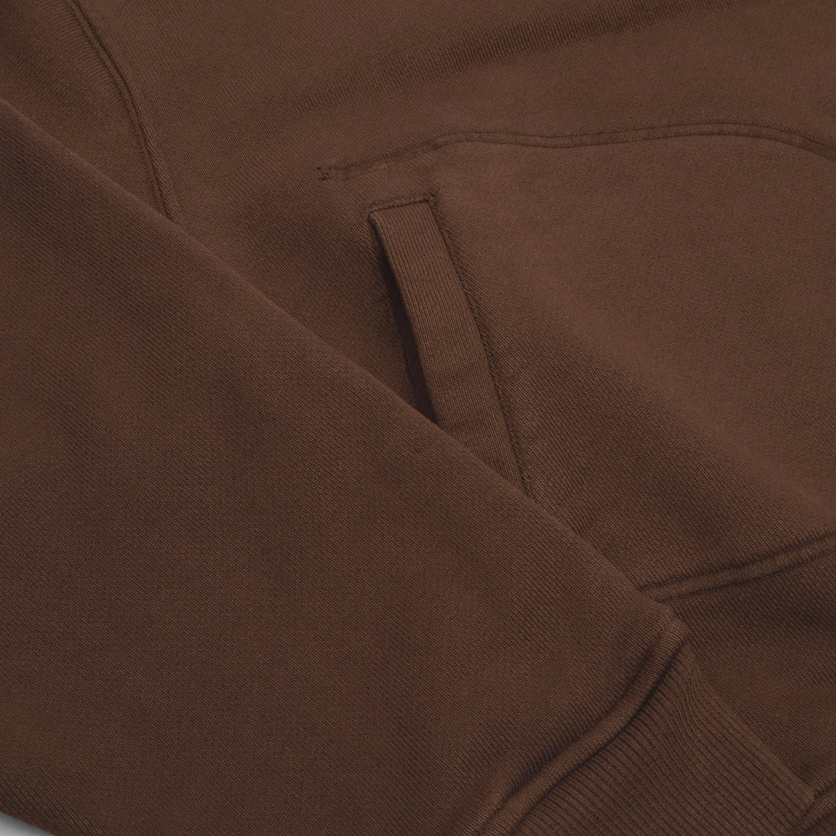 Brain Dead Half Zip Collared Sweatshirt (Brown) - Image 5