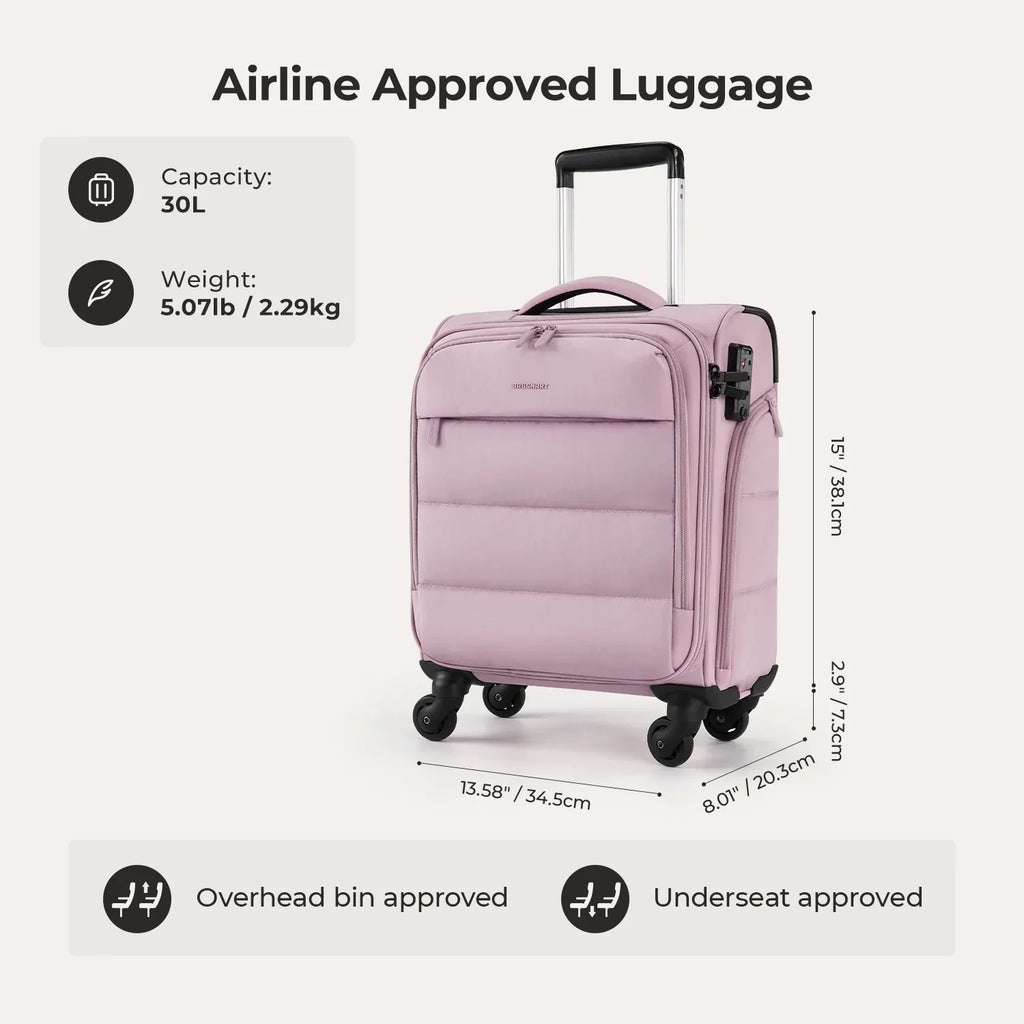 Bagsmart 16" Personal Item Carry on Luggage