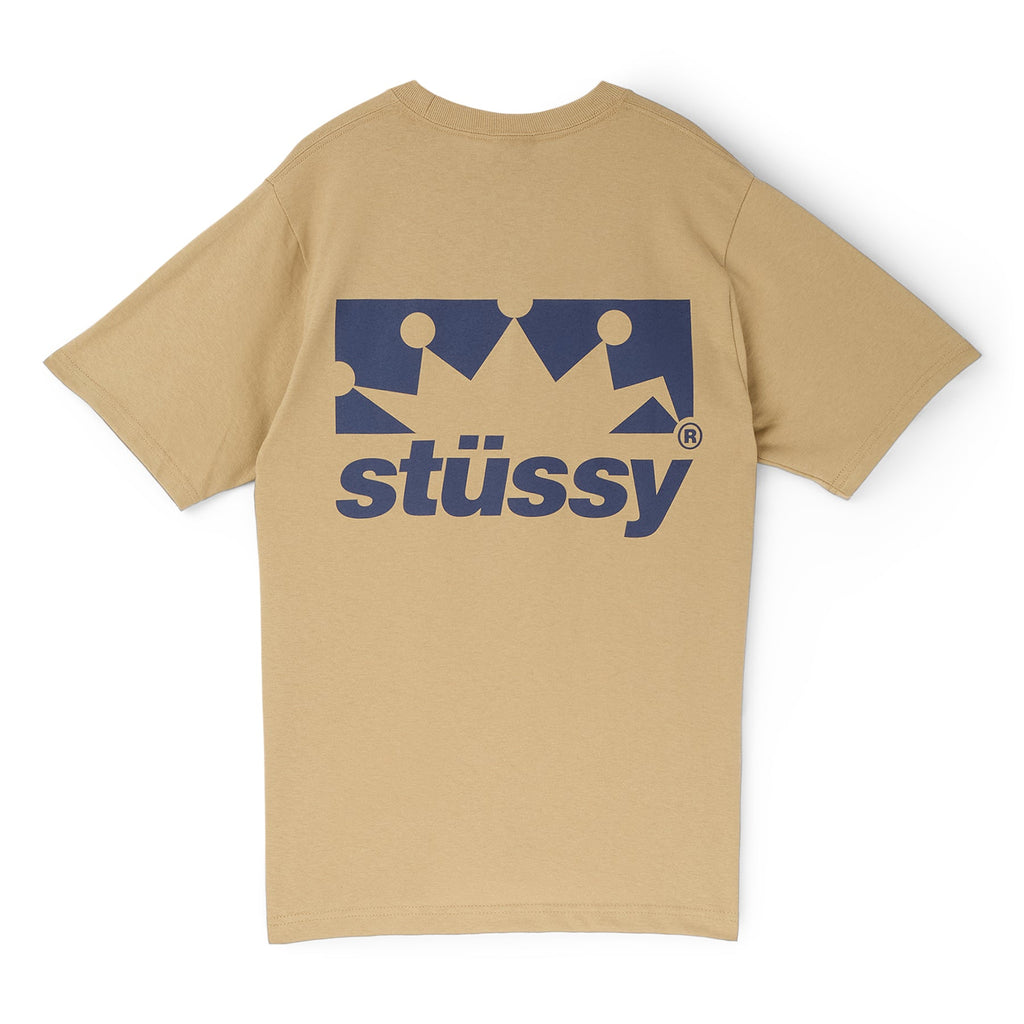 Stussy Box Crown Tee (Khaki) - Image 2