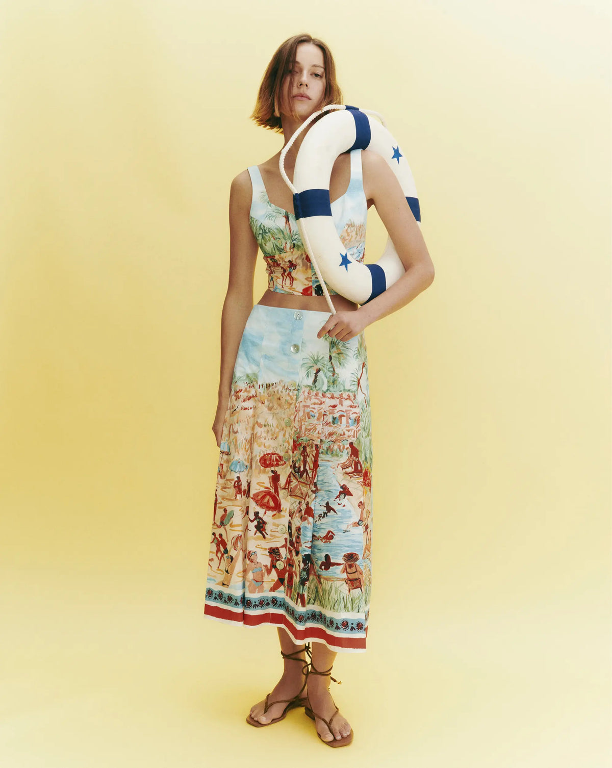 Fynnley Printed Midi Skirt - Image 8