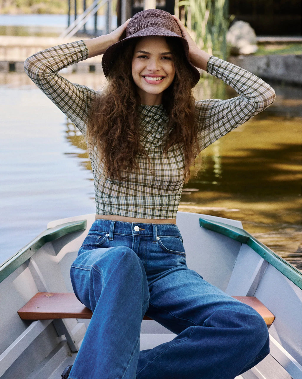 Felix Raffia Bucket Hat - Image 2