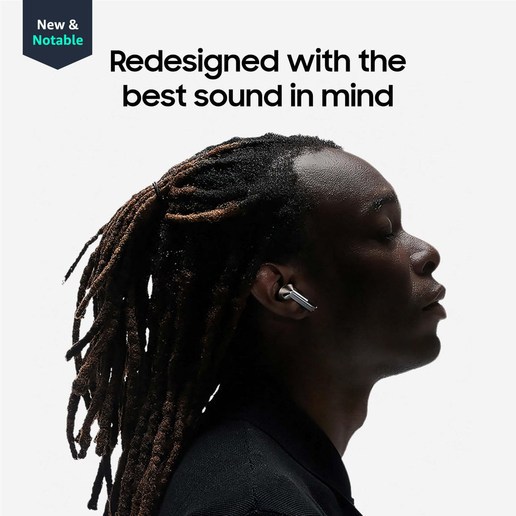 Samsung Galaxy Buds3 Pro ? True Wireless Earbuds with Active Noise Cancellation ? Silver ? SM-R630NZAAXAR