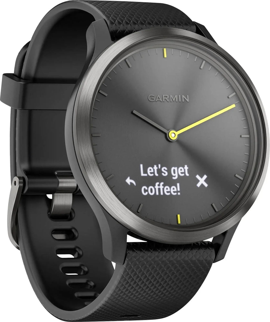 Garmin v?vomove HR Sport Hybrid Smartwatch ? Black ? 010-01850-11