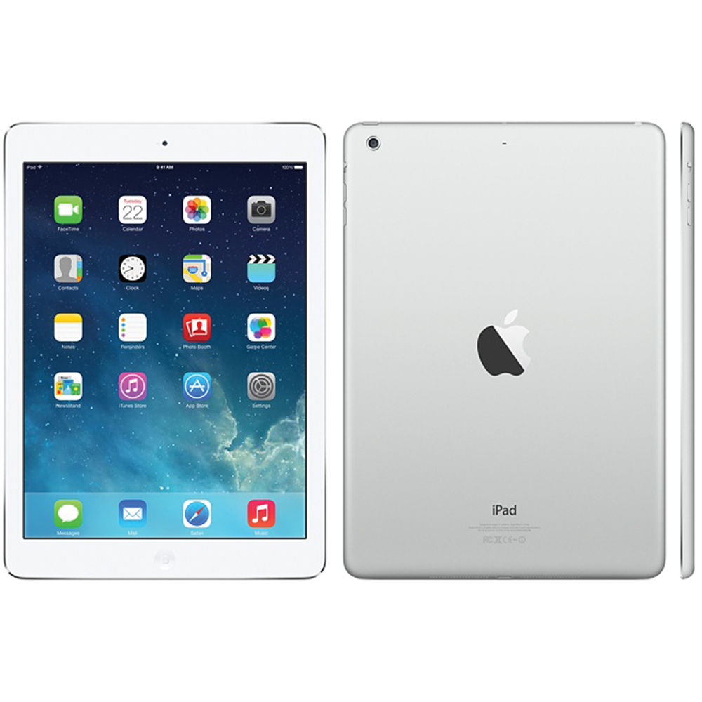 Apple iPad Air (1st Gen) 9.7" ƒ?? Wi-Fi + Cellular ƒ?? 16GB ƒ?? Silver ƒ?? T-Mobile ƒ?? MF502LL/A
