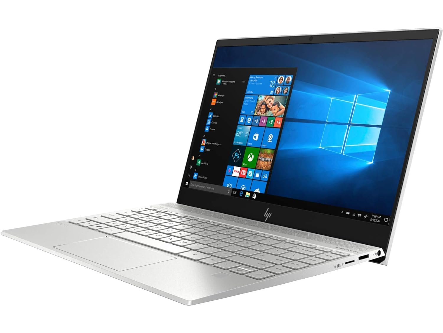 HP Envy ƒ?? 13.3" FHD Touch ƒ?? i7-10510U ƒ?? 16GB RAM ƒ?? MX250 ƒ?? 512GB SSD ƒ?? Silver ƒ?? 13-AQ1020TX