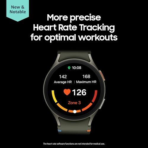 Samsung - Galaxy Watch7 Aluminum Smartwatch 40mm LTE - Green