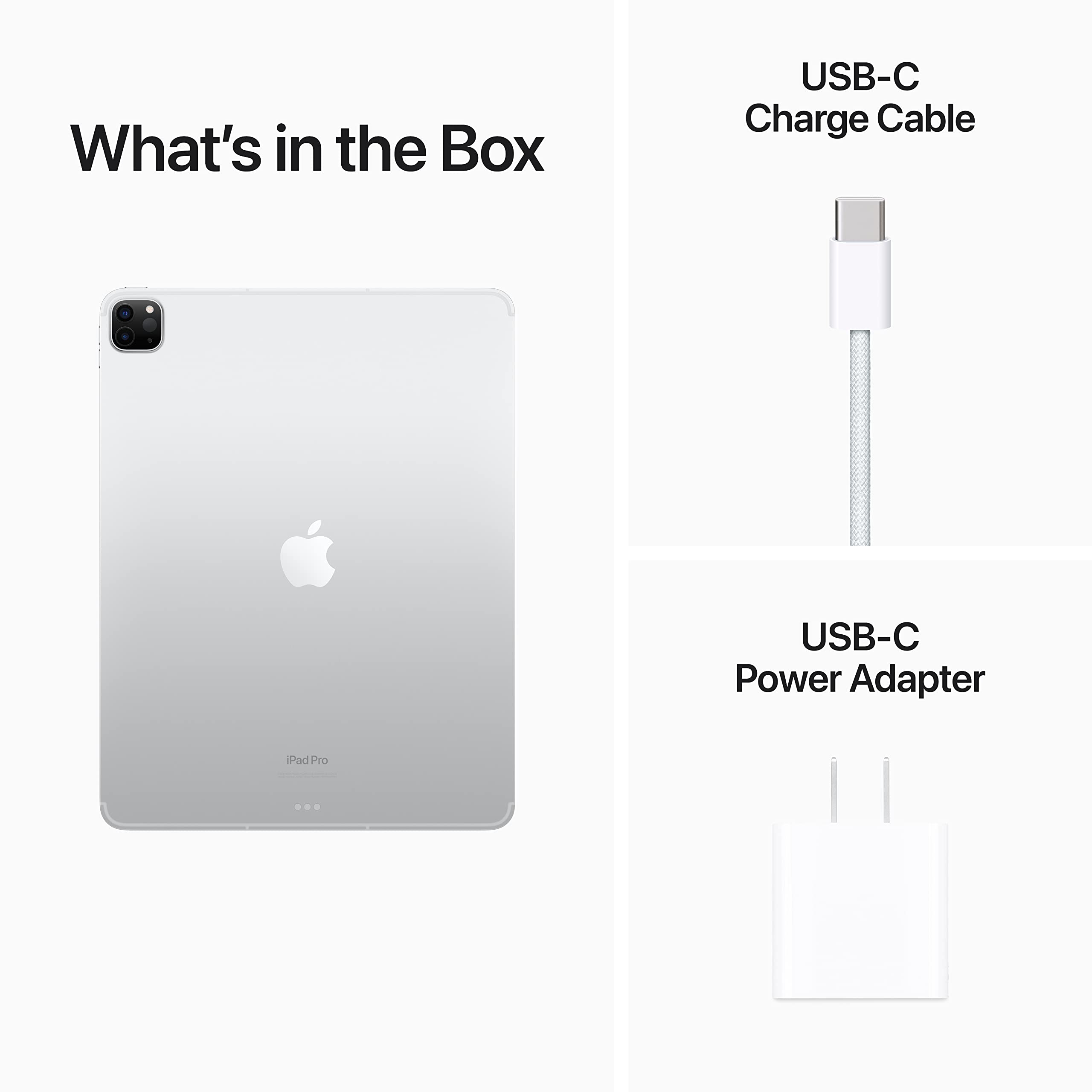 Apple ƒ?? 12.9ƒ?? iPadƒ??Pro (6thƒ??Gen, 2022, Wiƒ??Fi + Cellular) ƒ?? 1ƒ??TB ƒ?? Silver ƒ?? MP653LL/A - Unlocked