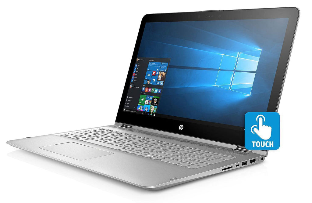 HP Envy x360 ƒ?? 15.6" FHD Touch ƒ?? i7-7500U ƒ?? 16GB RAM ƒ?? 1TB HDD / 128GB SSD ƒ?? Silver ƒ?? 15T-AQ100