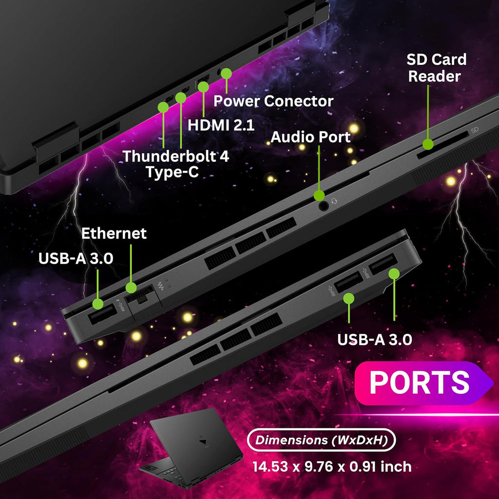 HP OMEN ƒ??ƒ??16.1ƒ??in QHD - Intel Coreƒ??i9ƒ??12900H - 16ƒ??GB DDR5 - NVIDIA GeForceƒ??RTXƒ??3060 - 1ƒ??TB SSD - Shadow Black