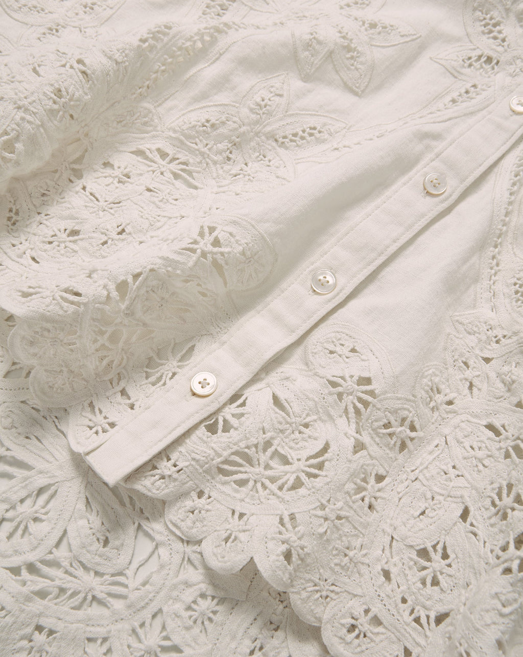 Aderes Eyelet Button-Down Shirt - Image 3