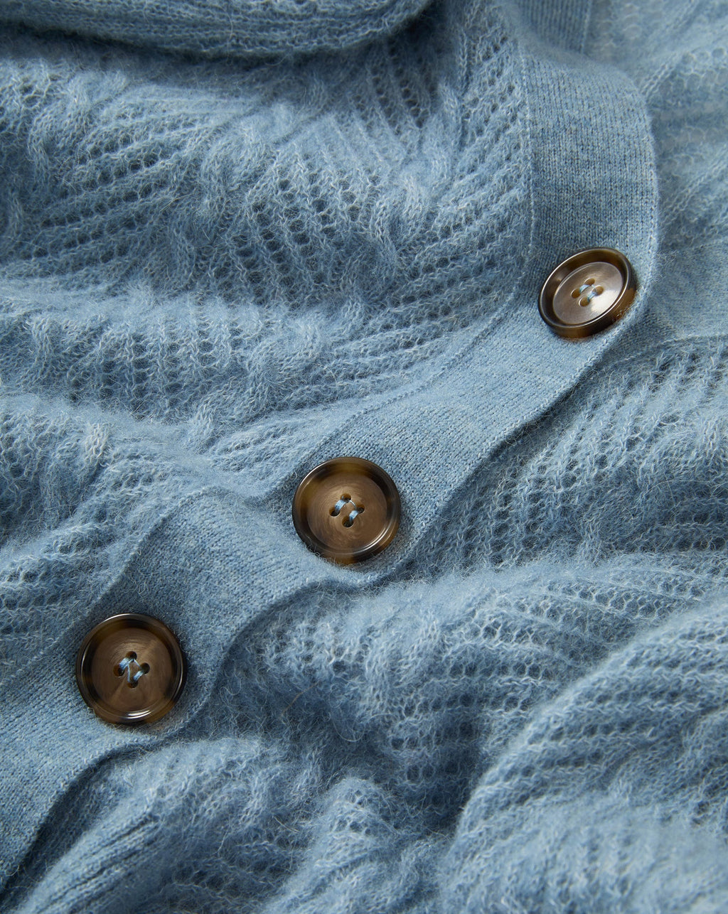Solene Pointelle Cardigan - Image 3