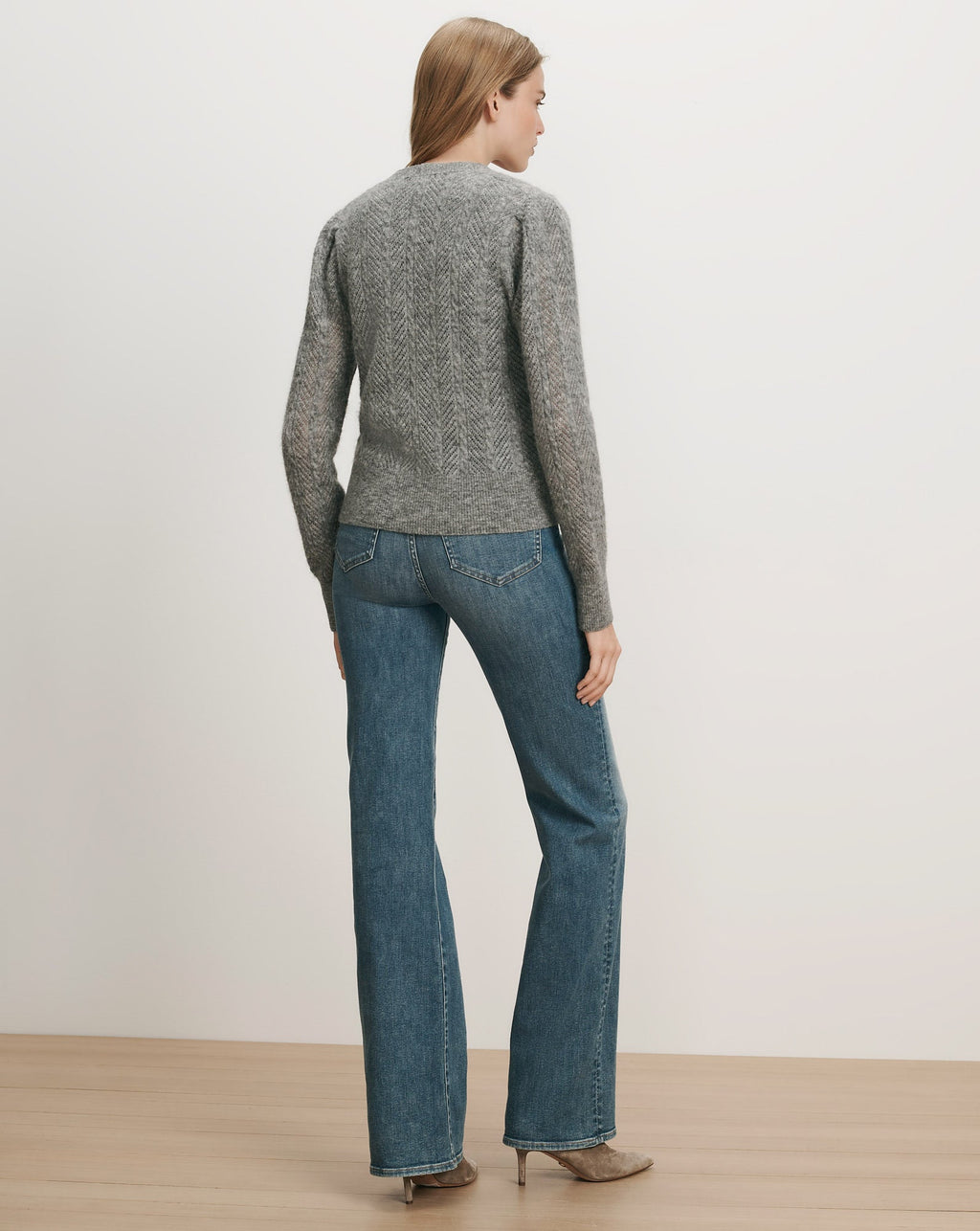 Solene Pointelle Cardigan - Image 4