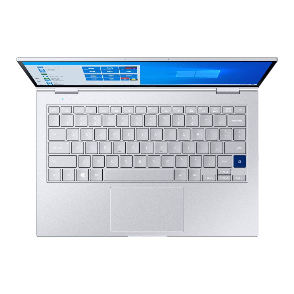 Samsung Galaxy Book Flex Alpha ƒ?? 2-in-1 13.3" QLED Touch ƒ?? i5-10210U ƒ?? 8GB RAM ƒ?? 256GB SSD ƒ?? Royal Silver ƒ?? NP730QCJ-K01US