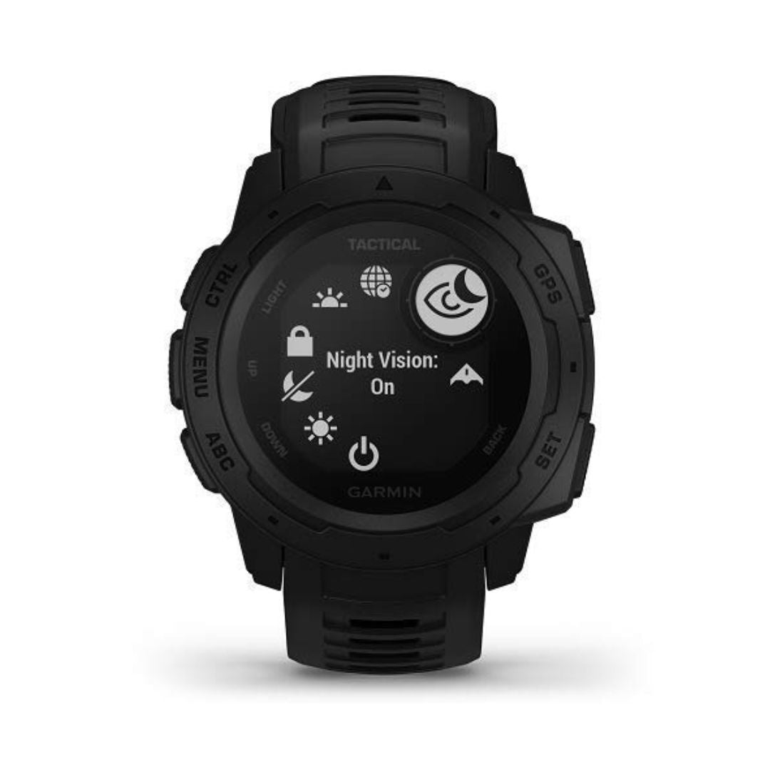 Garmin Instinct Tactical GPS Smartwatch ƒ?? Black ƒ?? 010-02064-70