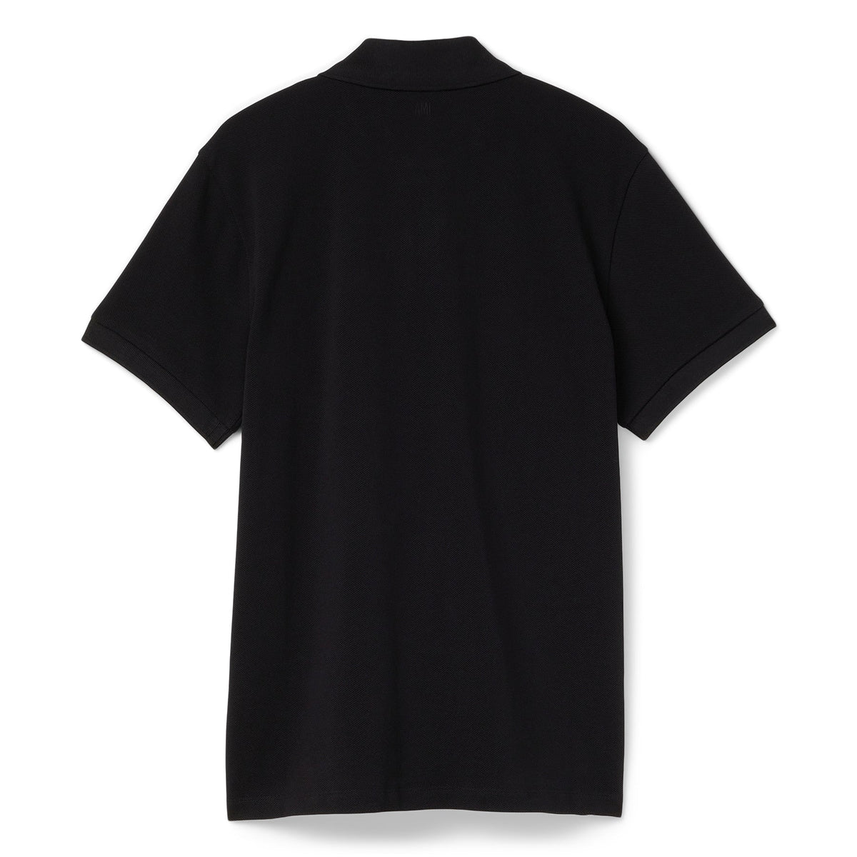 AMI Paris ADC Polo Shirt (Black) - Image 2
