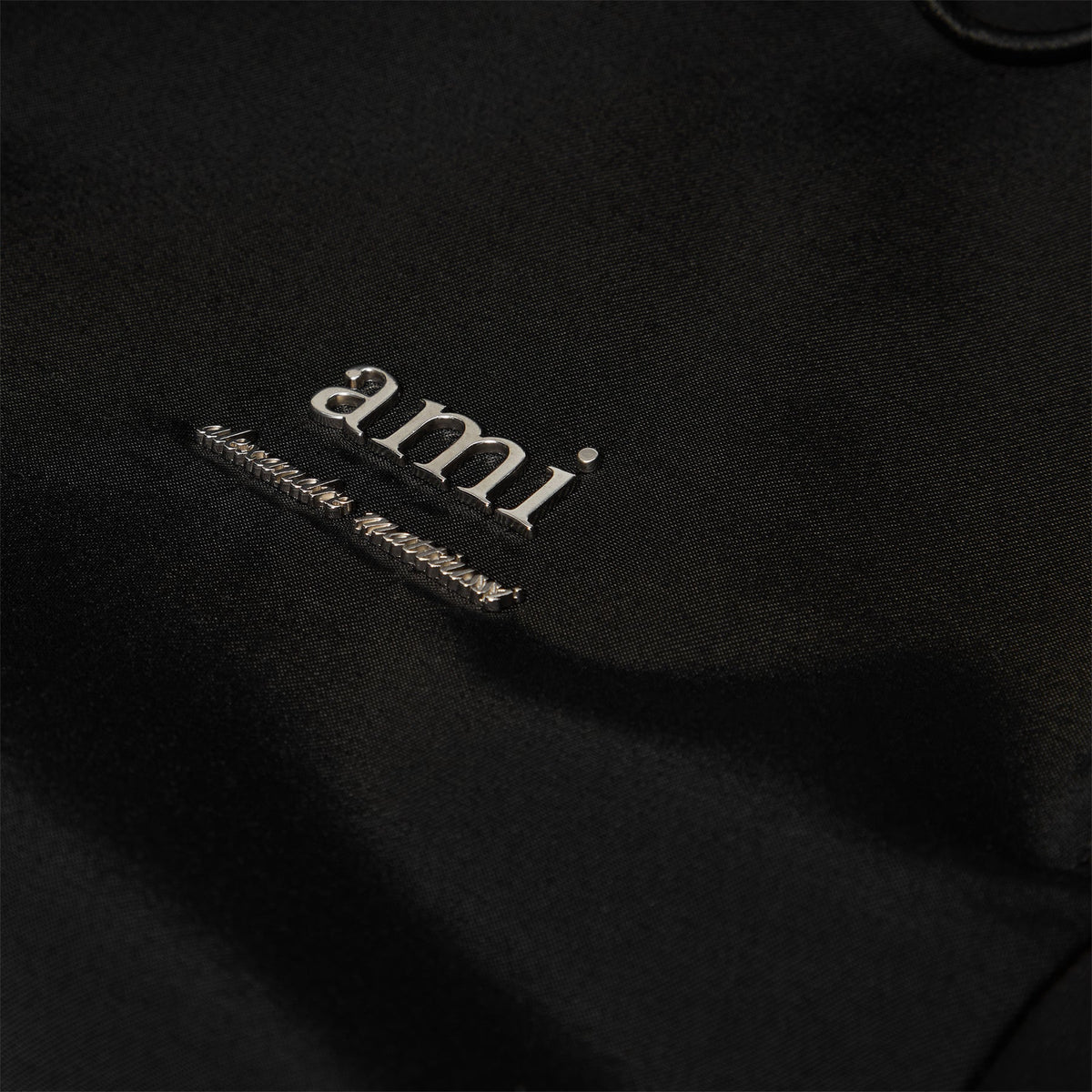 AMI Paris Hooded Windbreaker (BLACK) - Image 3