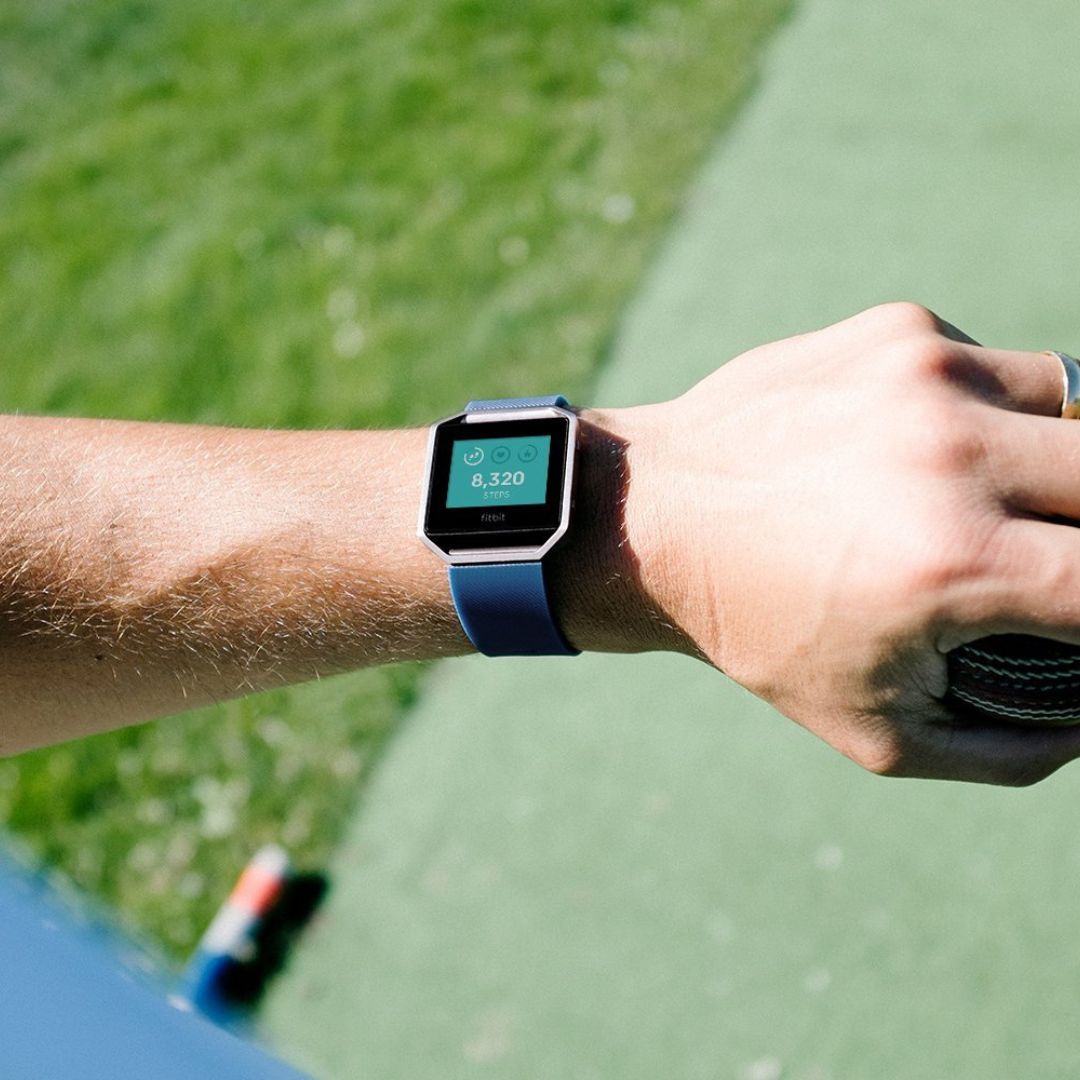 Fitbit Blaze Smart Fitness Watch ƒ?? Small Blue Band ƒ?? FB502SBUS