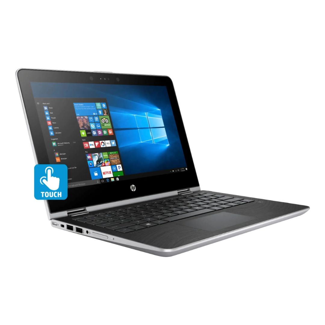 HP Pavilion x360 ƒ?? 11.6" WXGA 2-in-1 Touch ƒ?? Pentium N5000 ƒ?? 4GB RAM ƒ?? 500GB HDD ƒ?? Silver ƒ?? 11M-AD113DX