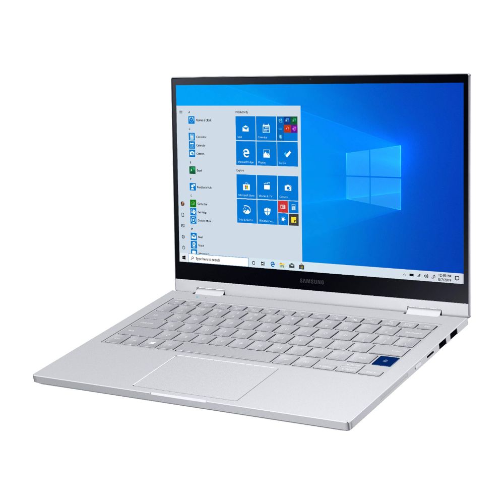 Samsung Galaxy Book Flex Alpha ƒ?? 2-in-1 13.3" QLED Touch ƒ?? i5-10210U ƒ?? 8GB RAM ƒ?? 256GB SSD ƒ?? Royal Silver ƒ?? NP730QCJ-K01US