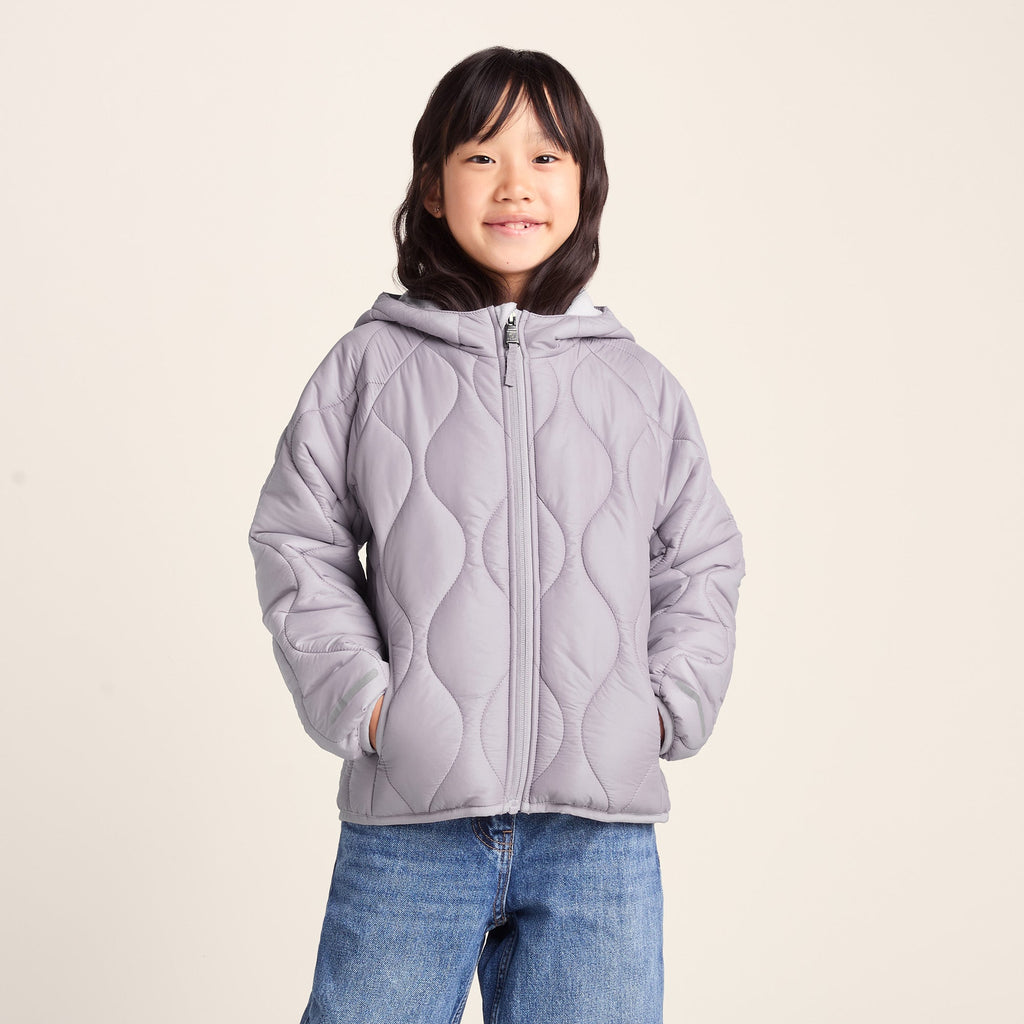 Arbor Kids Shower Resistant Padded Jacket - Lavender Grey
