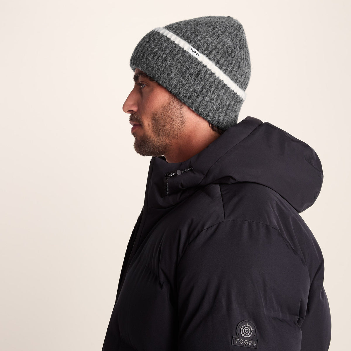 Ava Knit Hat - Dark Grey - Image 2