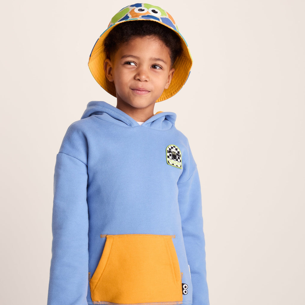 Balkhi Kids Shaun the Sheep Bucket Hat - Lime Cloud Print - Image 2