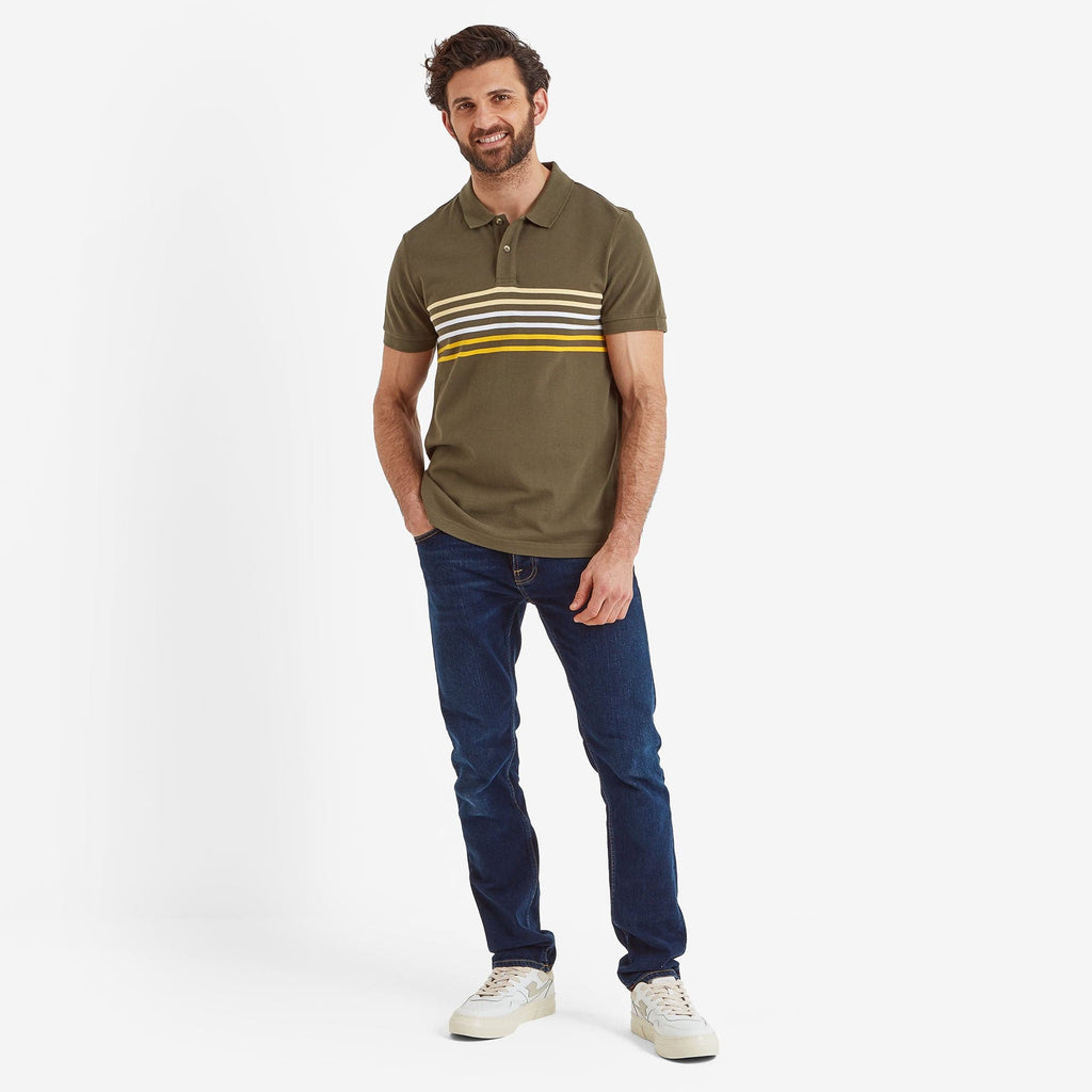 Bolton Mens Polo Shirt - Khaki - Image 2