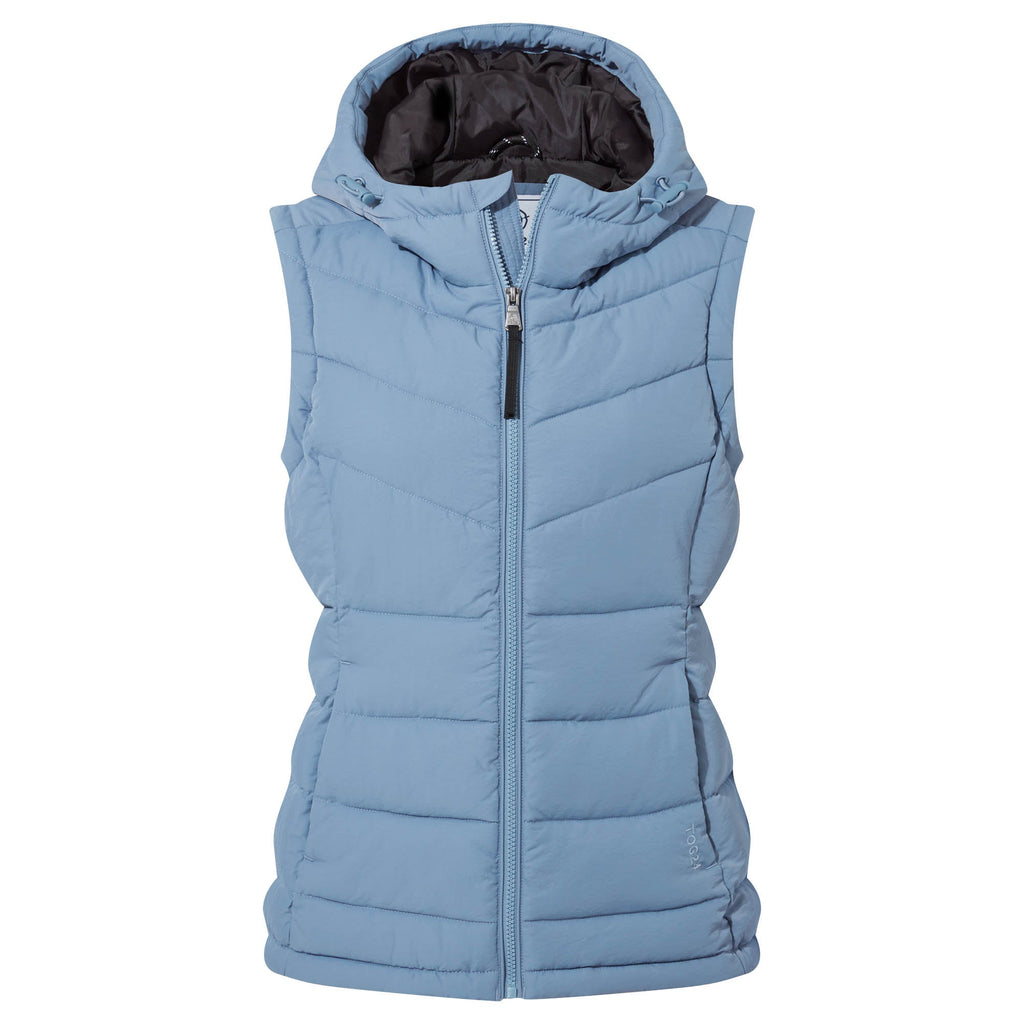 Calvo Womens Padded Gilet - Misty Blue - Image 7