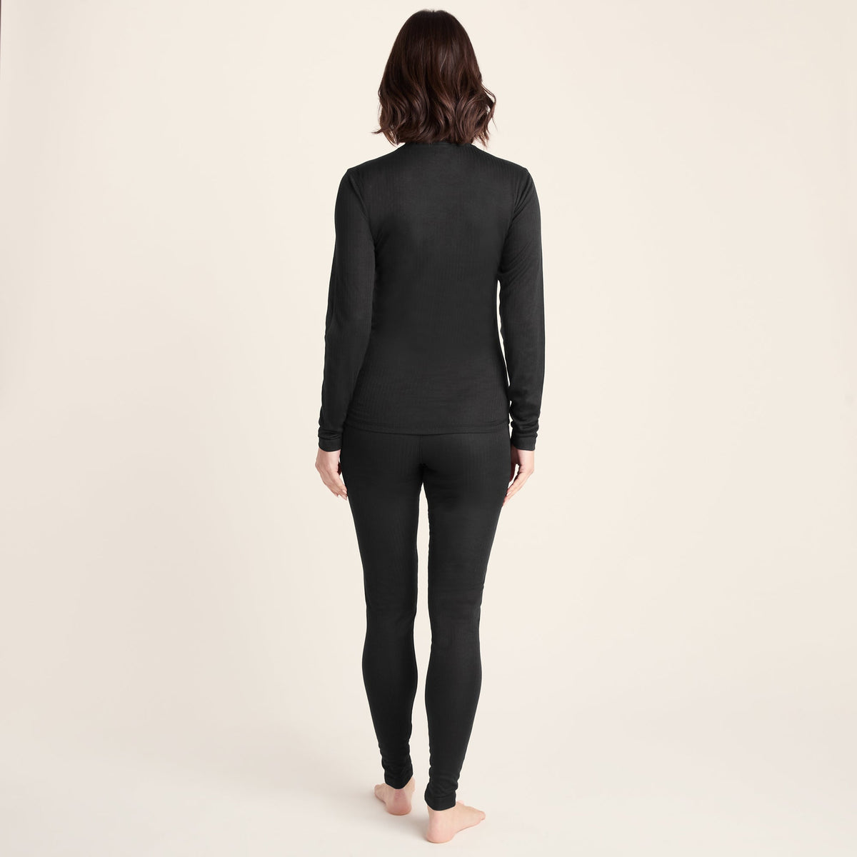 Darley Womens Thermal Base Layer Set - Black - Image 5