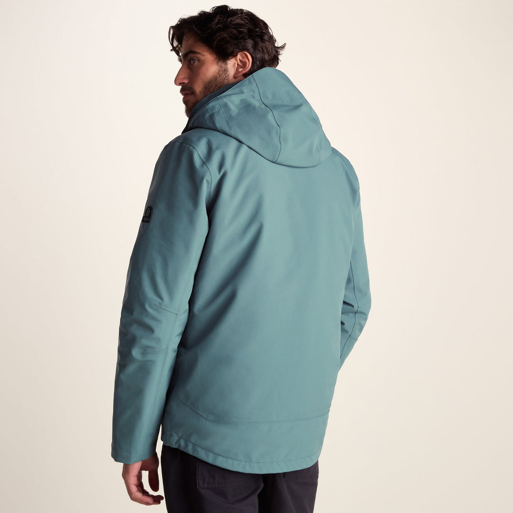 Denton Mens 3-in-1 Waterproof Jacket - Light Teal - Image 3
