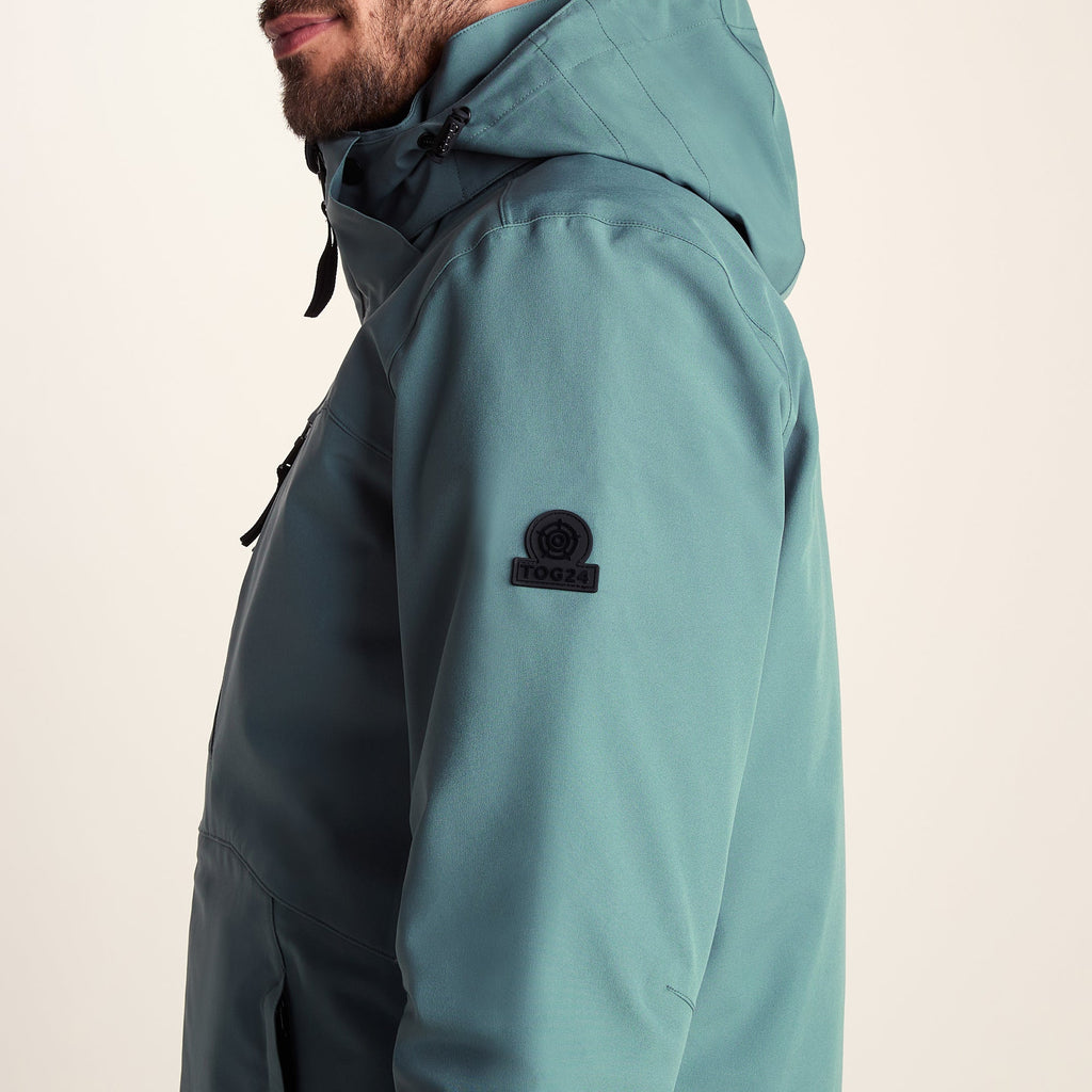 Denton Mens 3-in-1 Waterproof Jacket - Light Teal - Image 5