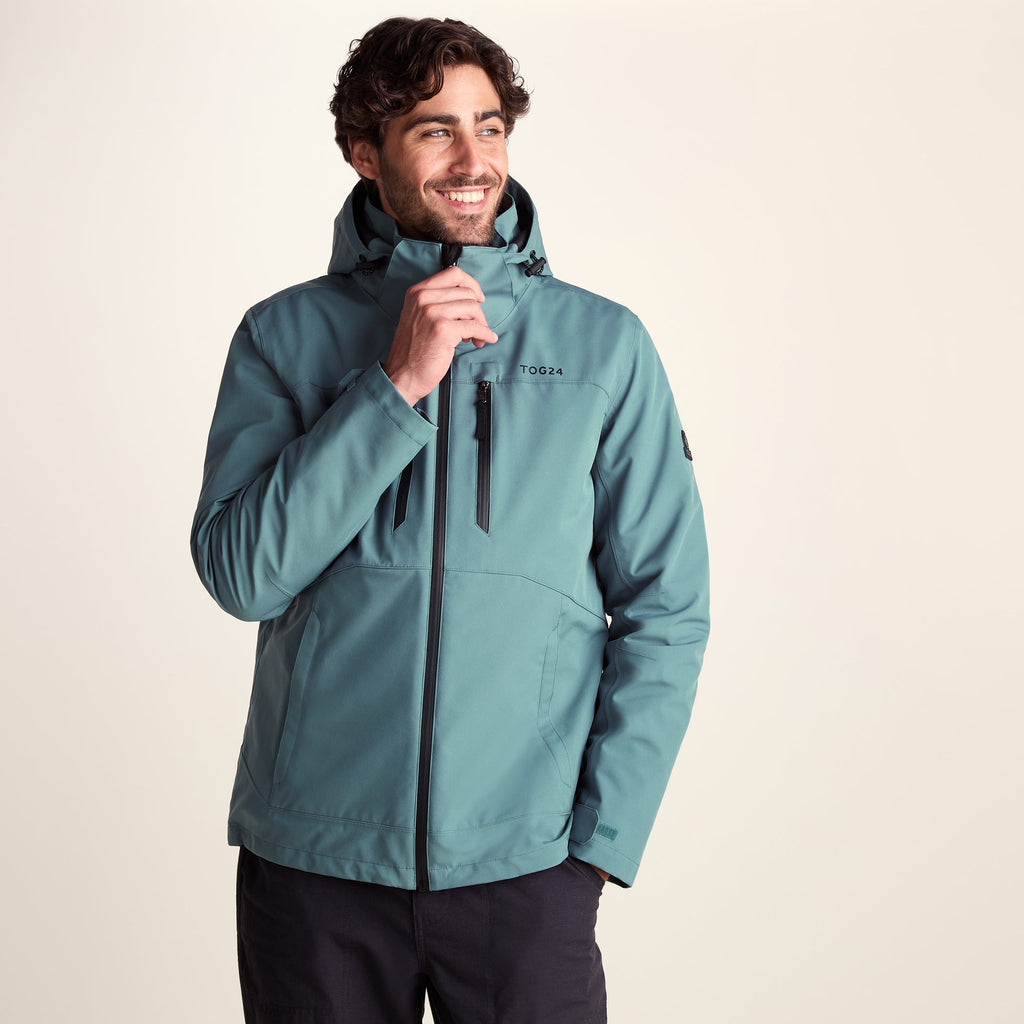 Denton Mens 3-in-1 Waterproof Jacket - Light Teal - Image 6