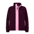 Emilie Womens Relaxed Fit Sherpa Fleece - Aubergine - Image 7
