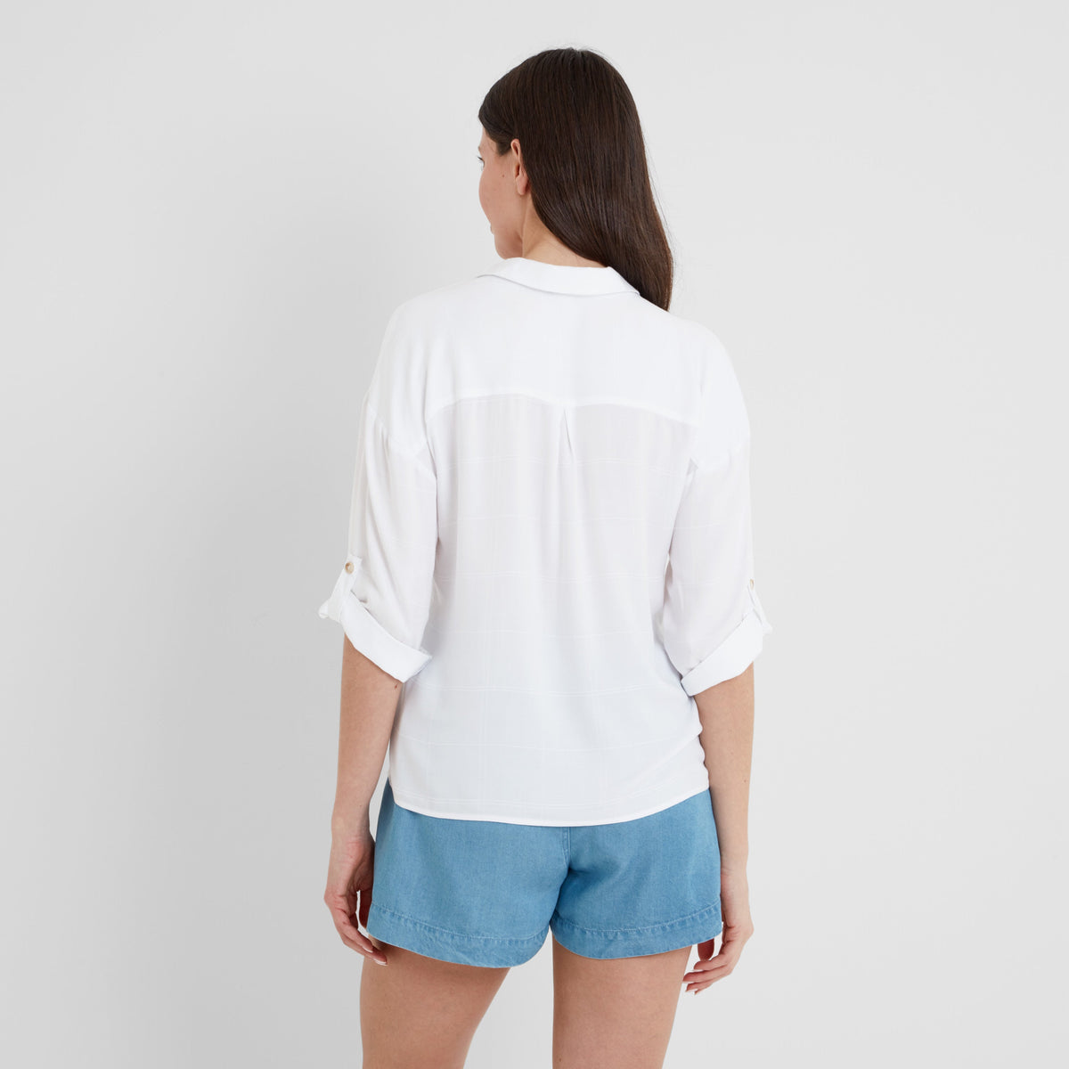 Felicia Womens Shirt Short Sleeve - Optic White - Image 6