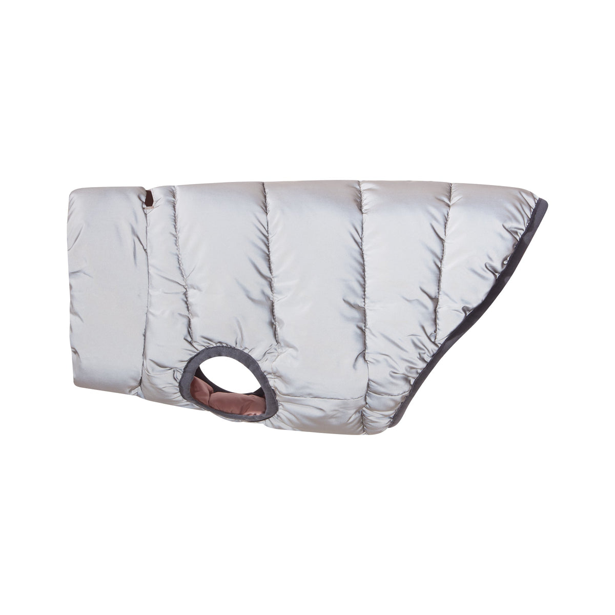 Fetch Padded Dog Coat S - Faded Pink/Ice Grey/Washed Blue - Image 3