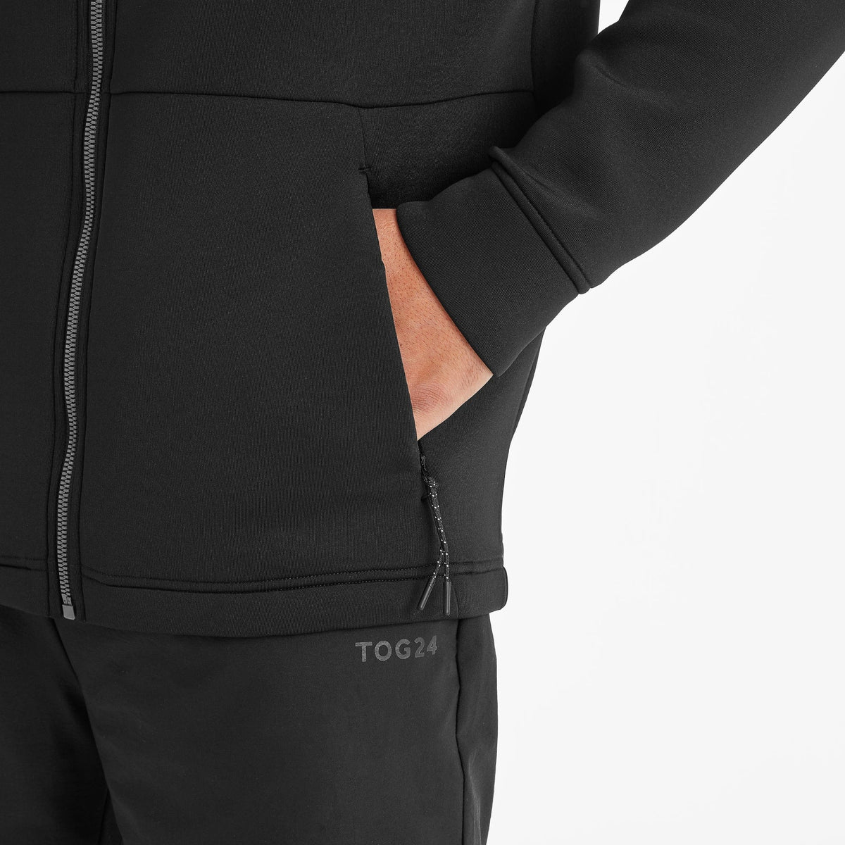 Glide Mens Tech Hoodie - Black - Image 6
