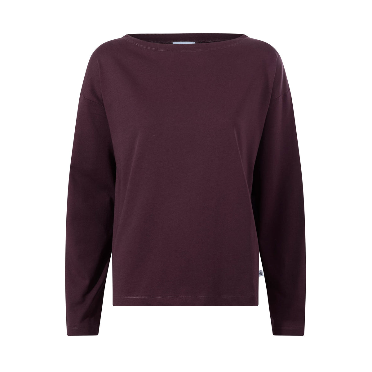 Ivy Womens Supersoft Cotton Boat Neck T-Shirt - Huckleberry - Image 6