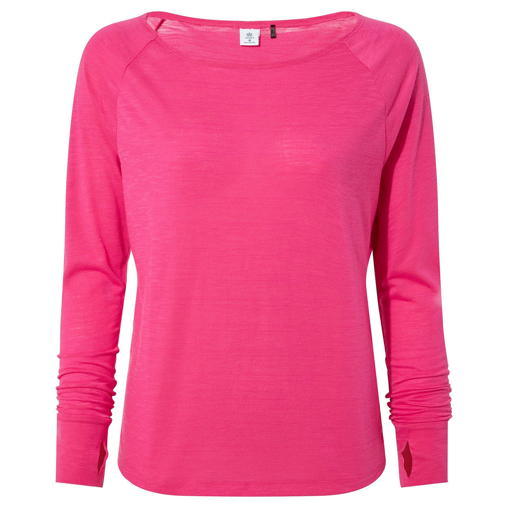 Knowles Womens Long Sleeve Tech Top - Vibrant Pink - Image 8