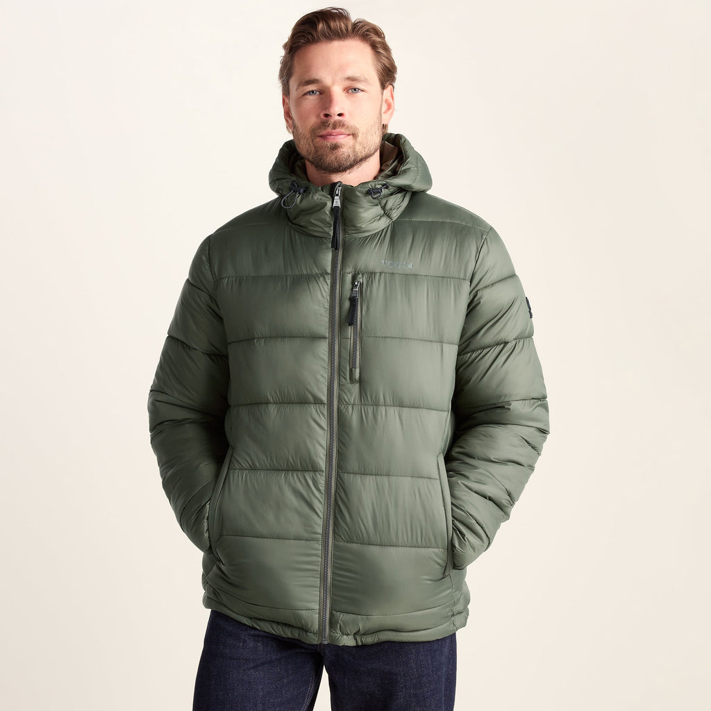 Maloney Mens Wind Resistant Insulated Jacket - Light Forest - Image 2