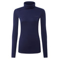 Meru Womens Cashmere Touch Roll Neck Base Layer - Oxford Blue - Image 7