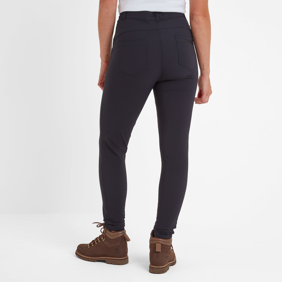Milton Womens Water Resistant Slim Trouser Regular - Black - Image 3