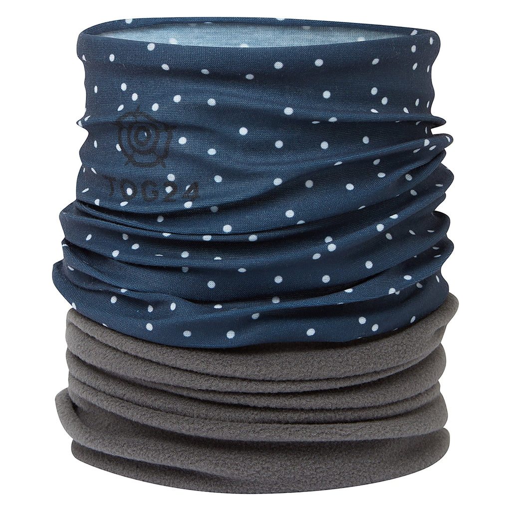 Polar Multifunctional Neck Warmer - Dark Indigo Confetti Spot - Image 2