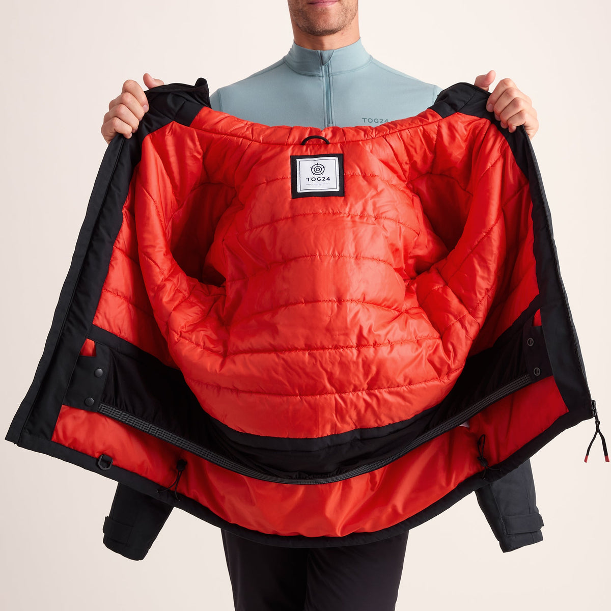 Samoens Mens Waterproof Ski Jacket - Black - Image 15