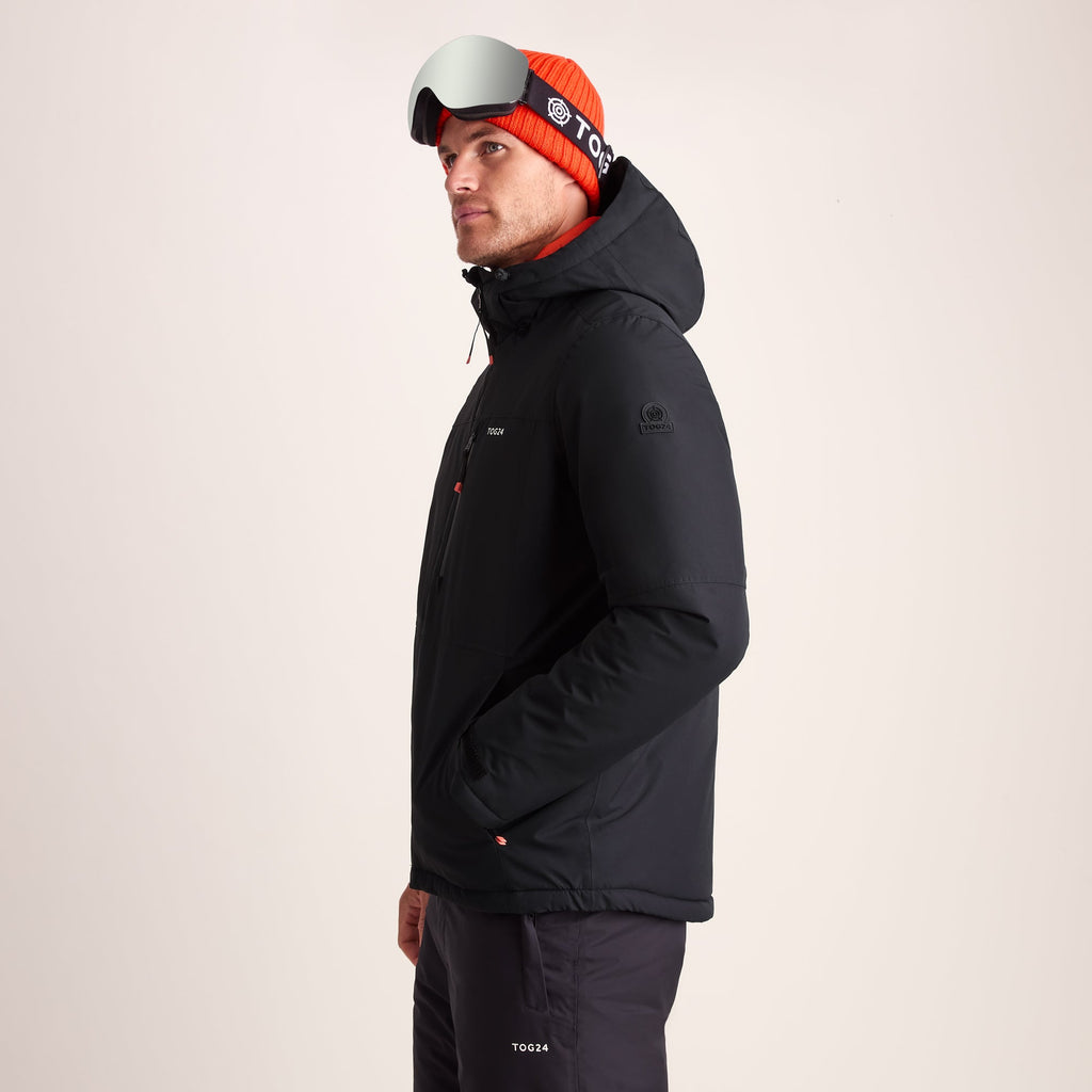 Samoens Mens Waterproof Ski Jacket - Black - Image 4