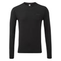 Snowdon Mens Thermal Crew Neck Base Layer - Black - Image 3