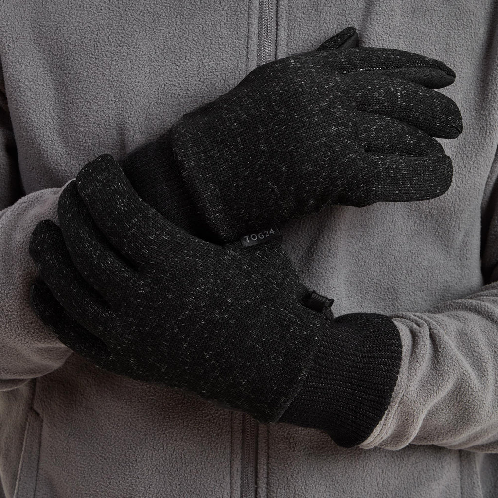 Storm Knitlook Gloves - Black Marl