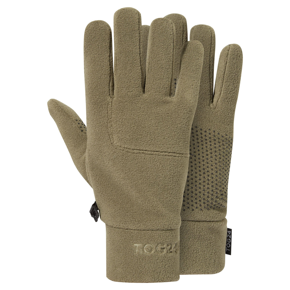 Stride Microfleece Gloves - Khaki - Image 2