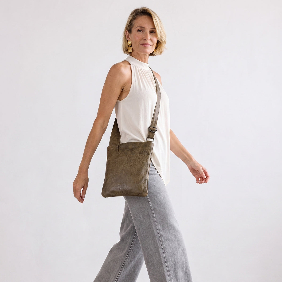 Athena Leather Crossbody Bag - Image 30